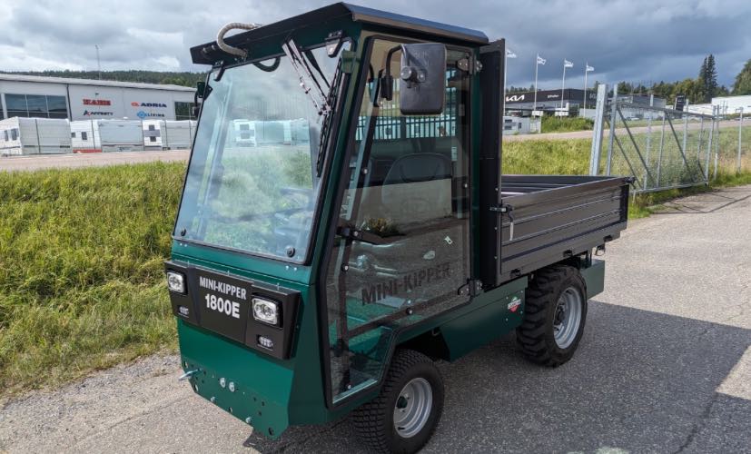 Eldriven ”kyrkogårdstruck” med hög lastförmåga