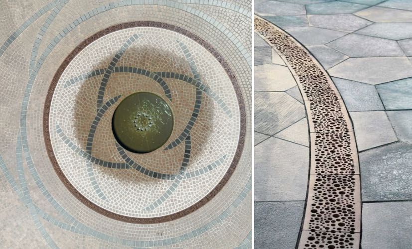 Stilig dagvattenränna i gjutjärn