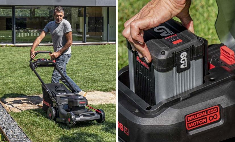 Kress rullar ut kraftfull gå bakom-klippare – med unik batteriteknik