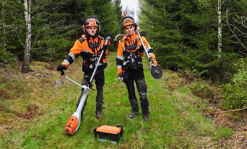 Ny fältstudie: Batteridrivna röjsågar banar väg