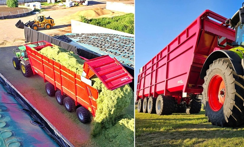 Traktorvagn med monsterkapacitet￼