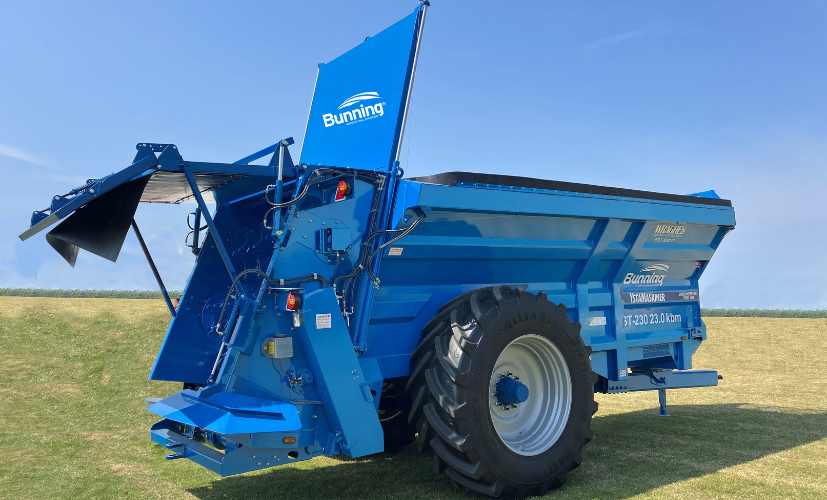 Ny 2-stegsspridare med vågceller för precisionsspridning – lastar 23 kubikmeter