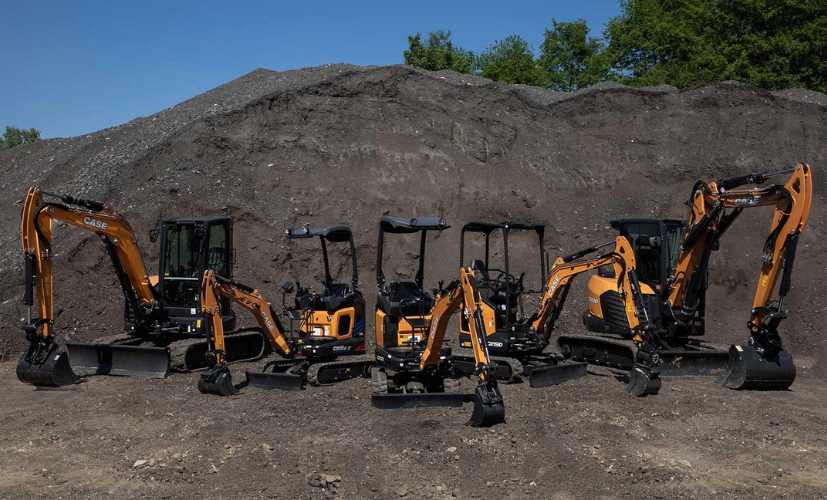 Ny serie minigrävare från Case