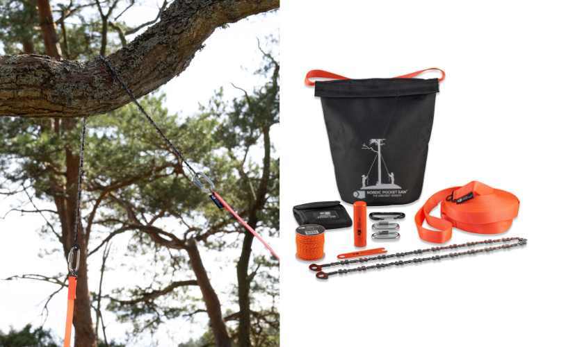 Superkompakt kastsåg från svenska Nordic Pocket Saw