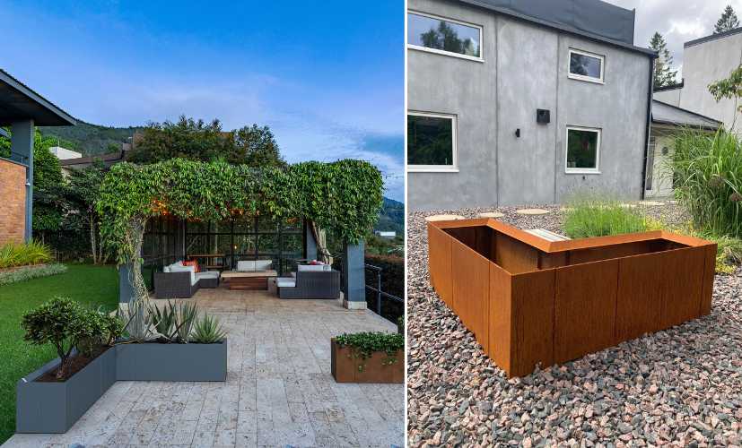 Moduluppbyggda odlingslådor