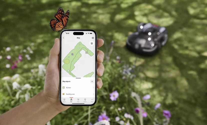 Världens första “förvildningsfunktion” för robotgräsklippare