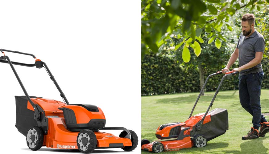 Batteridrivna gå bakom-klippare från Husqvarna